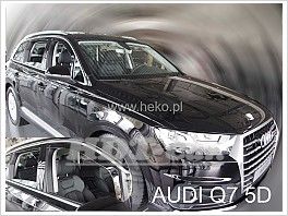 Plexi, ofuky Audi Q7 II 5D 15R =>, přední + zadní HDT