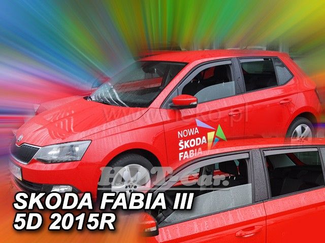 Ofuky oken Škoda Fabie III 5D 2014r => htb, combi, přdní +zadní
