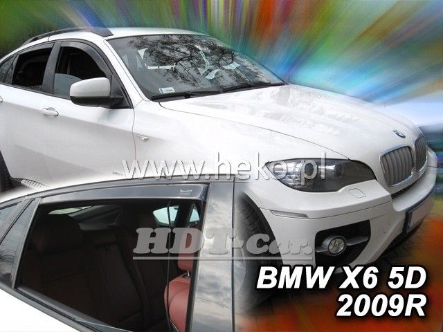Ofuky oken BMW X6 5D 2008 =>, + zadní