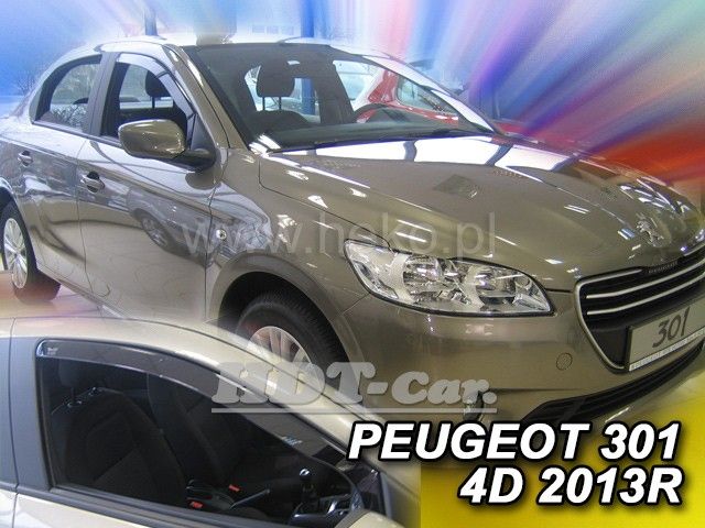 Ofuky oken Peugeot 301 4D 2013 => přední 2ks