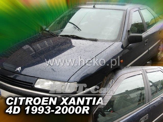 Plexi, ofuky Citroen Xantia 4D 93--00R sedan + zadní HDT