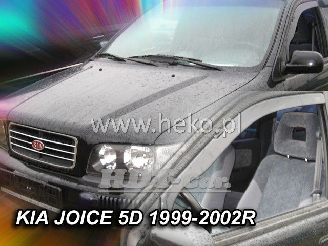 Plexi, ofuky KIA Joice, 5D, 99-2002r, přední HDT