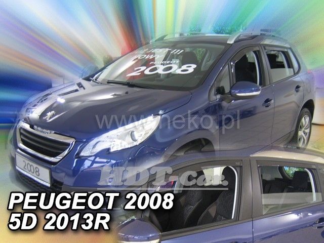 Ofuky oken Peugeot 2008 5D 2013 => přední + zadní