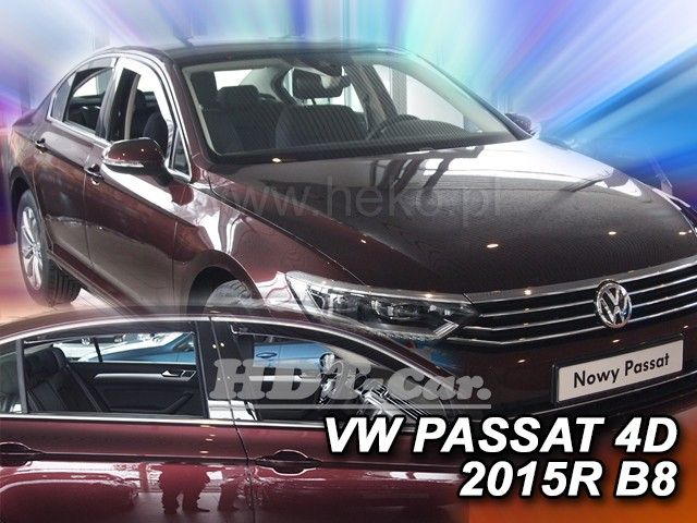 Ofuky oken VW Passat B8 4D sedan 2014r =>, 4ks přední+zadní