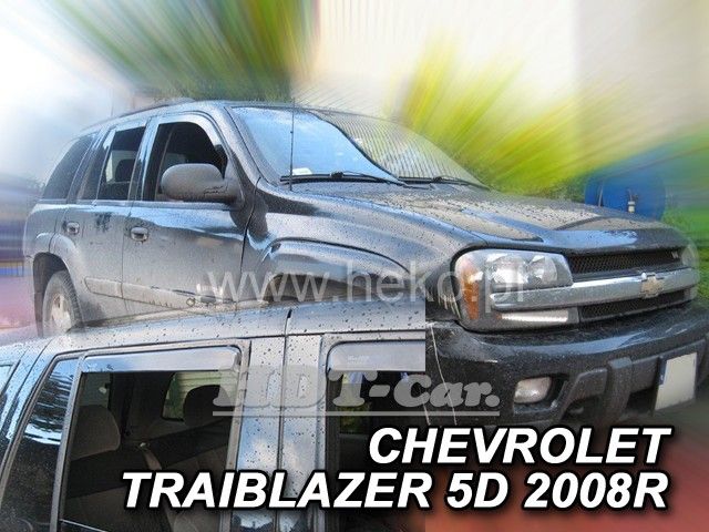 Ofuky oken Chevrolet Traiblazer 5D 2002-2009 přední + zadní
