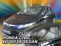 Plexi, ofuky bočních skel Honda Civic 4D 2012 => sedan