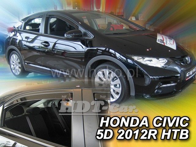 Ofuky oken Honda Civic 5D 2012 =>, htb, + zadní