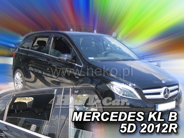 Ofuky oken Mercedes B W246 5D 2011 =>, přední+ zadní