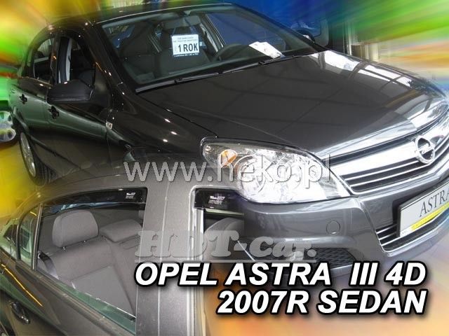 Ofuky oken OPEL Astra III H sedan, 5D, 2004 =>, přední + zadní
