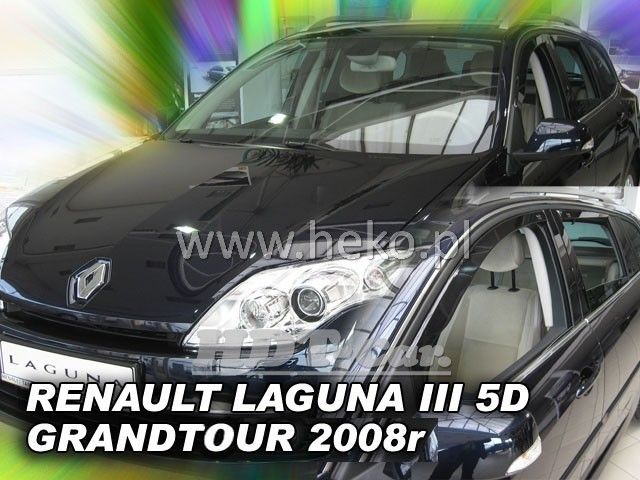 Ofuky oken RENAULT Laguna grandtour III 5D, 2007 =>, přední + zadní