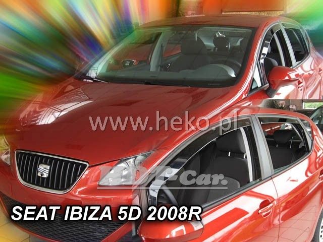 Ofuky oken SEAT Ibiza 5D, 2008 =>, přední + zadní