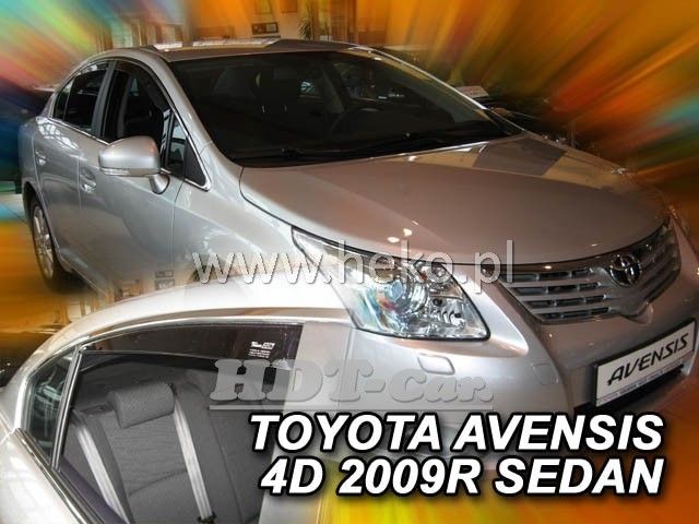 Ofuky oken TOYOTA Avensis sedan 4D 2009 =>, přední + zadní