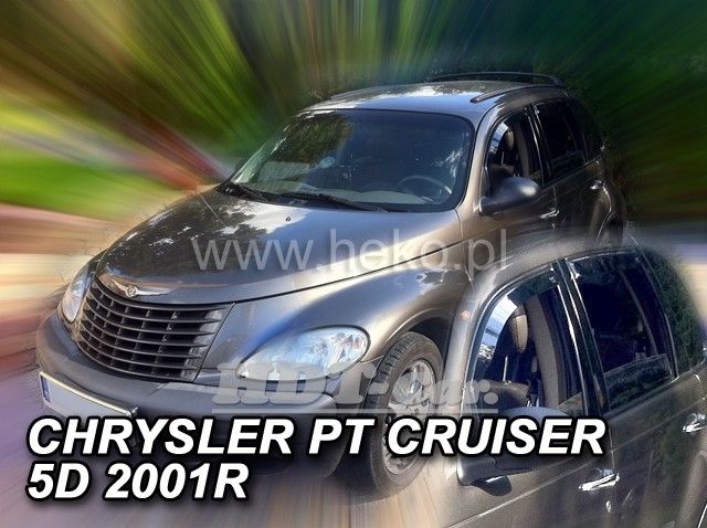 Plexi, ofuky Chrysler PT Cruiser 5D 2001 =>, přední HDT