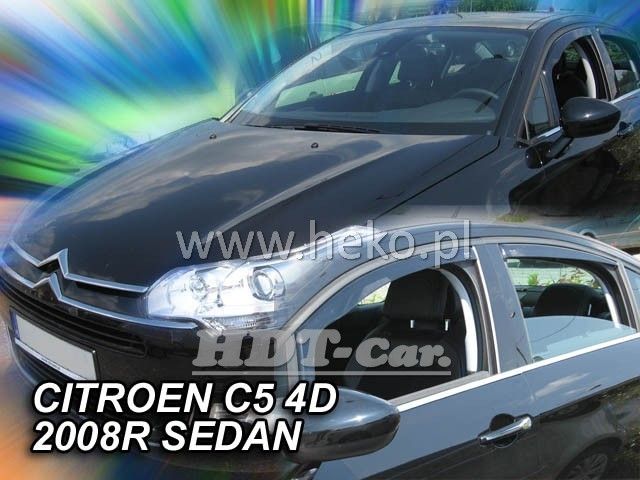 Ofuky oken Citroen C5 5D 2008 =>, sedan + zadní