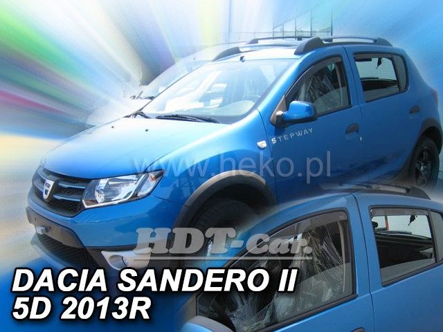 Ofuky oken Dacia Sandero Stepway II 5D 2012r=> přední + zadní