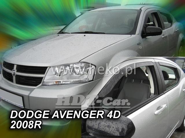 Ofuky oken Dodge Avanger 4D 2008 =>, přední + zadní
