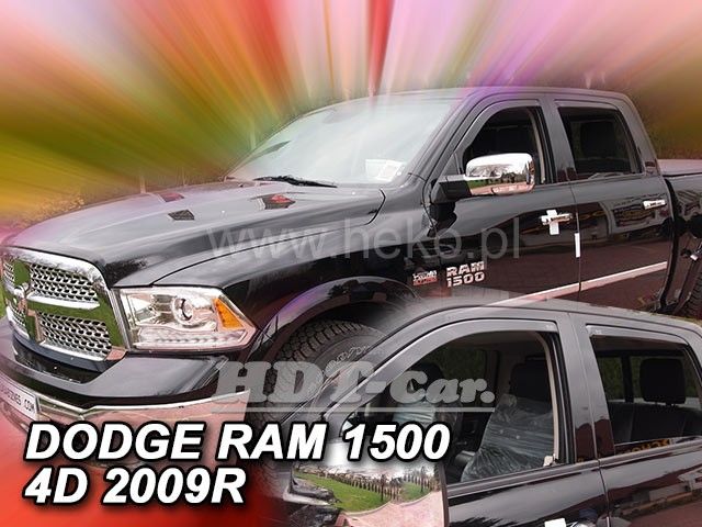 Ofuky oken Dodge Ram 4D 2009r =>, přední + zadní