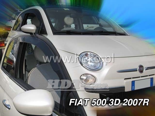Ofuky oken Fiat 500 3D 2007=>, přední