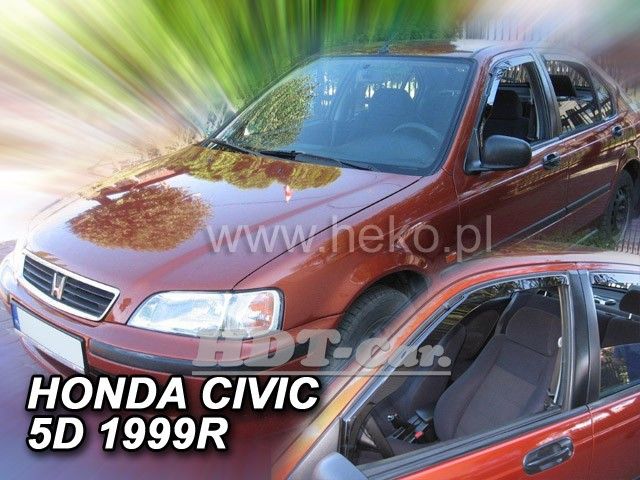 Plexi, ofuky Honda Civic 4D EJ, EK 96-00r přední HDT