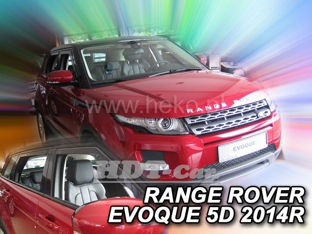 Ofuky oken Land Rover Range Rover Evoque 5D 2011r => přední+ zadní