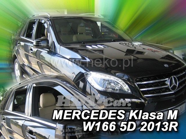 Ofuky oken Mercedes M W166 2011r =>, přední + zadní