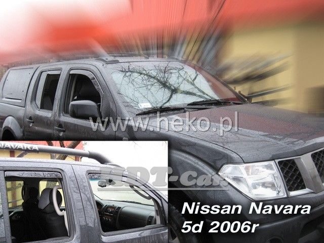 Ofuky oken NISSAN Navara Pick Up 4D 2005 =>