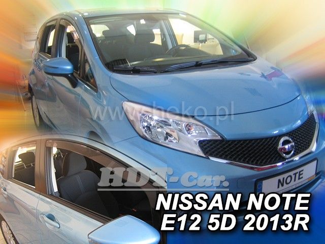 Ofuky oken Nissan Note II E12 5D 2013 =>, hatchback, přední + zadní