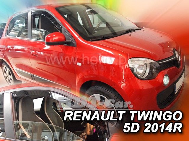 Ofuky oken Renault Twingo 5D 2014r =>, 2ks přední