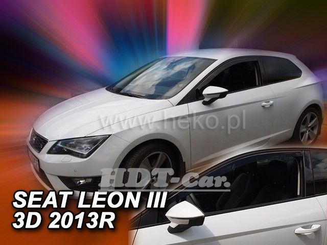 Ofuky oken Seat Leon III 3D 2013r =>, 2ks přední