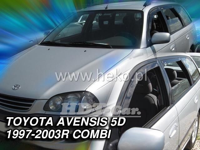 Ofuky oken Toyota Avensis 5D 97-2003, combi, přední + zadní