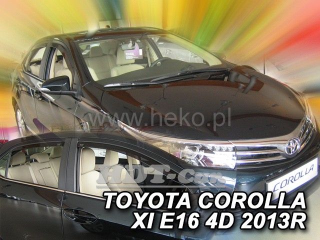 Ofuky oken Toyota Corolla E 16 (XI gen) 4D 2013 => sedan, přední+zadní