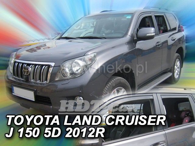 Ofuky oken Toyota Land Cruiser J150 5D 2009 => přední + zadní