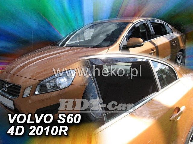 Ofuky oken Volvo S60, V60 4D 2010, přední + zadní